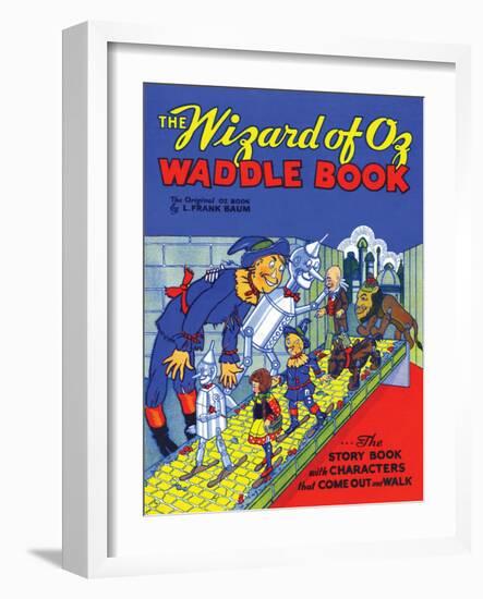 The Wizard of Oz Waddle Book-W.w. Denslow-Framed Art Print