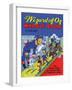 The Wizard of Oz Waddle Book-W.w. Denslow-Framed Art Print