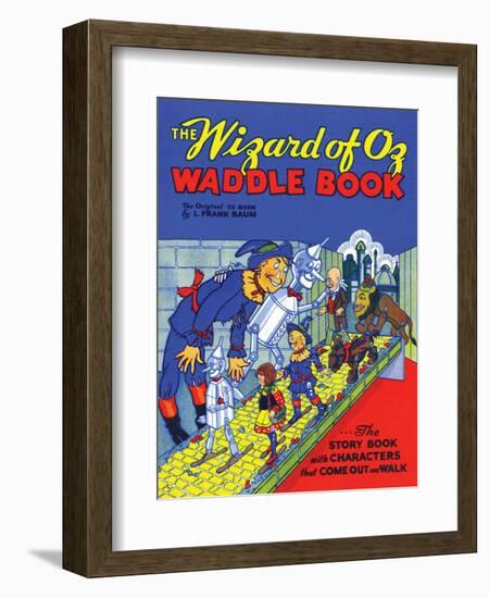 The Wizard of Oz Waddle Book-W.w. Denslow-Framed Art Print