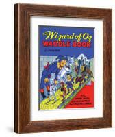 The Wizard of Oz Waddle Book-W.w. Denslow-Framed Art Print