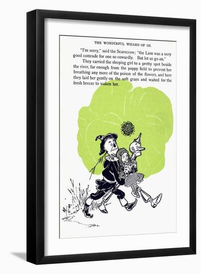 The Wizard of Oz-William Wallace Denslow-Framed Premium Giclee Print