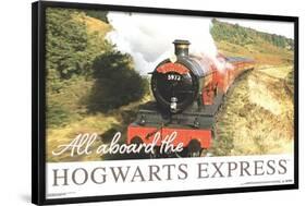 The Wizarding World: Harry Potter - All Aboard The Hogwarts Express-Trends International-Framed Poster