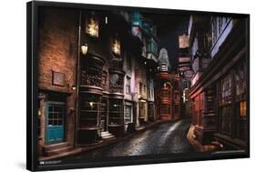 The Wizarding World: Harry Potter - Diagon Alley-Trends International-Framed Poster