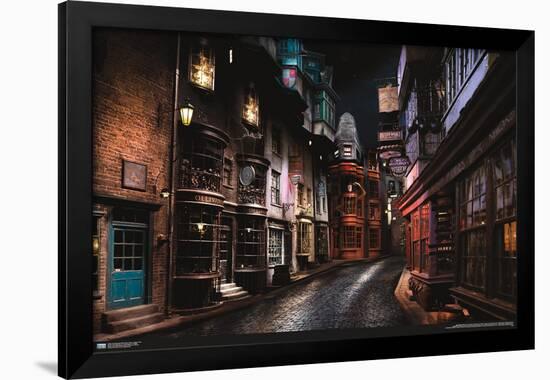 The Wizarding World: Harry Potter - Diagon Alley-Trends International-Framed Poster