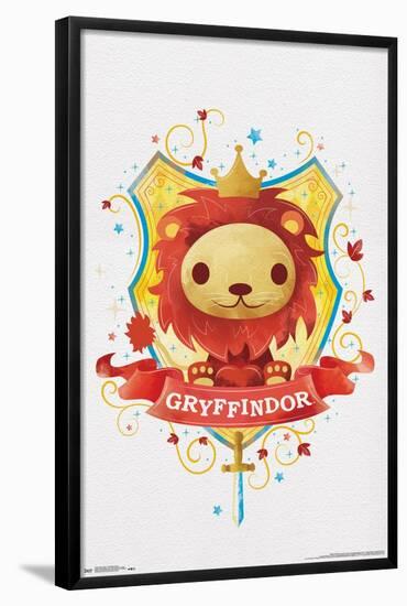 The Wizarding World: Harry Potter - Gryffindor Charm-Trends International-Framed Poster