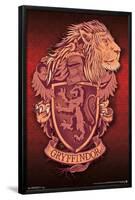 The Wizarding World: Harry Potter - Gryffindor Lion Crest-Trends International-Framed Poster