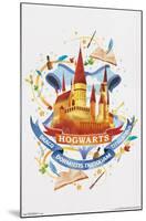 The Wizarding World: Harry Potter - Hogwarts Castle Charm-Trends International-Mounted Poster