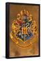 The Wizarding World: Harry Potter - Hogwarts Crest-Trends International-Framed Poster