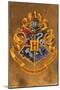 The Wizarding World: Harry Potter - Hogwarts Crest-Trends International-Mounted Poster