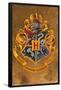 The Wizarding World: Harry Potter - Hogwarts Crest-Trends International-Framed Poster
