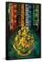 The Wizarding World: Harry Potter - House Crests-Trends International-Framed Poster