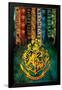 The Wizarding World: Harry Potter - House Crests-Trends International-Framed Poster