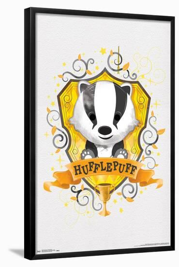 The Wizarding World: Harry Potter - Hufflepuff Charm-Trends International-Framed Poster