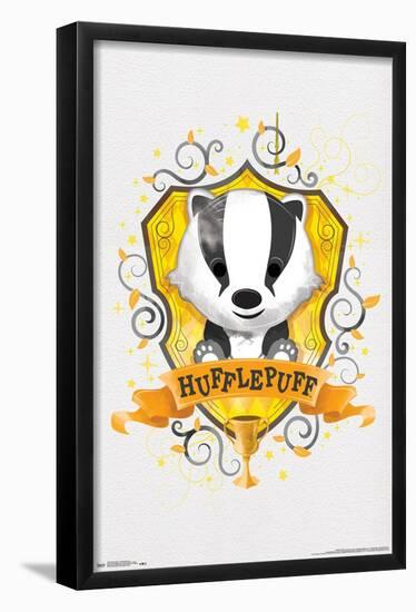 The Wizarding World: Harry Potter - Hufflepuff Charm-Trends International-Framed Poster