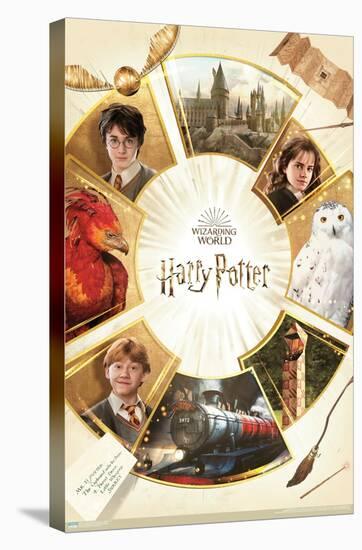 The Wizarding World: Harry Potter - Magic Circle-Trends International-Stretched Canvas