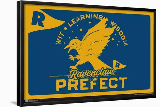 The Wizarding World: Harry Potter - Ravenclaw Clubhouse Crest-Trends International-Framed Poster