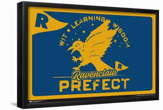 The Wizarding World: Harry Potter - Ravenclaw Clubhouse Crest-Trends International-Framed Poster