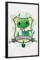 The Wizarding World: Harry Potter - Slytherin Charm-Trends International-Framed Poster