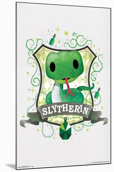 The Wizarding World: Harry Potter - Slytherin Charm-Trends International-Mounted Poster