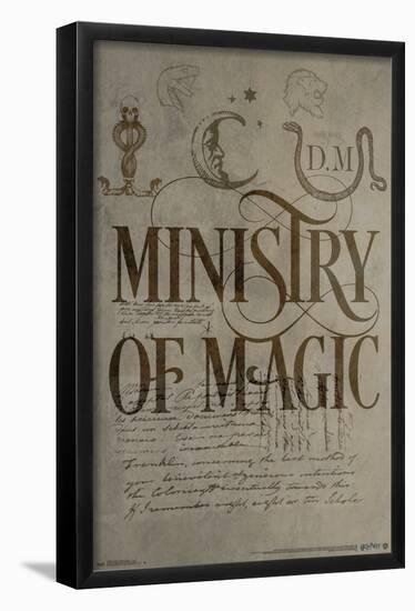 The Wizarding World: Harry Potter - The Ministry of Magic-Trends International-Framed Poster