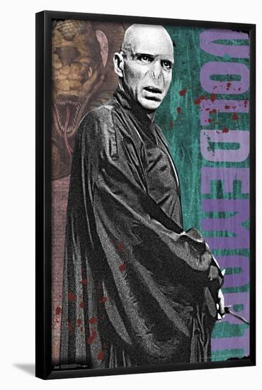 The Wizarding World: Harry Potter - Voldemort with Wand-Trends International-Framed Poster