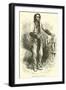 The "Wolf", a Ute Indian-null-Framed Giclee Print