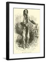 The "Wolf", a Ute Indian-null-Framed Giclee Print