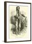 The "Wolf", a Ute Indian-null-Framed Giclee Print