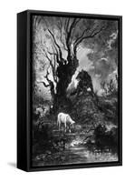 The Wolf and the Lamb-Gustave Moreau-Framed Stretched Canvas