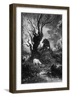 The Wolf and the Lamb-Gustave Moreau-Framed Photographic Print