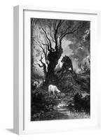 The Wolf and the Lamb-Gustave Moreau-Framed Photographic Print