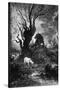 The Wolf and the Lamb-Gustave Moreau-Stretched Canvas