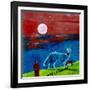 The Wolf and the Moon, 2004-Gigi Sudbury-Framed Giclee Print