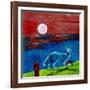 The Wolf and the Moon, 2004-Gigi Sudbury-Framed Giclee Print