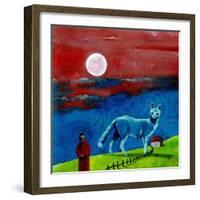 The Wolf and the Moon, 2004-Gigi Sudbury-Framed Giclee Print