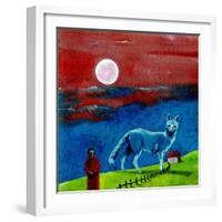 The Wolf and the Moon, 2004-Gigi Sudbury-Framed Giclee Print