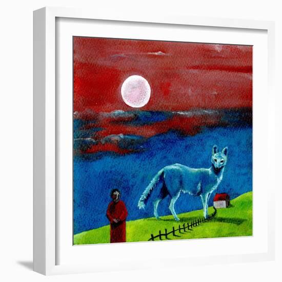 The Wolf and the Moon, 2004-Gigi Sudbury-Framed Giclee Print