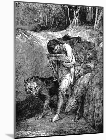 The Wolf-Charmer, 1881-John Le Farge-Mounted Giclee Print
