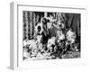 The "Wolf dance" of the Kaviagamutes, Alaska Eskimos Photograph - Alaska-Lantern Press-Framed Art Print