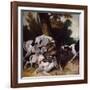 The Wolf Hunt, 1725-Jean-Baptiste Oudry-Framed Giclee Print