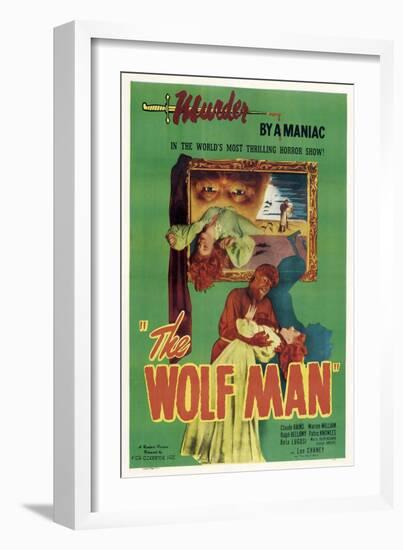 The Wolf Man, 1941-null-Framed Giclee Print