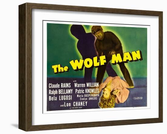 The Wolf Man, 1941-null-Framed Art Print