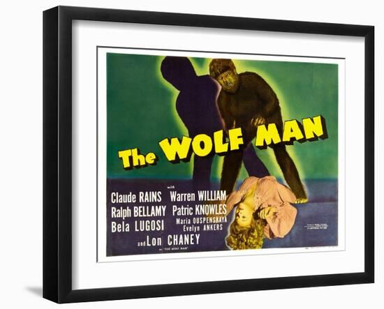 The Wolf Man, 1941-null-Framed Art Print