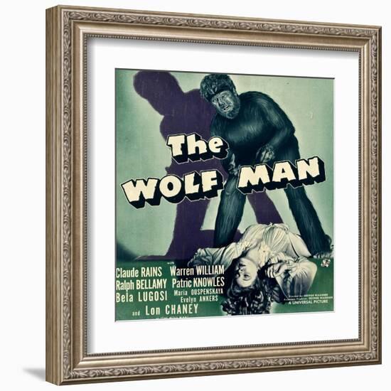 The Wolf Man, 1941-null-Framed Art Print