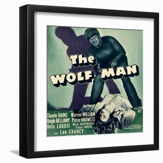 The Wolf Man, 1941-null-Framed Art Print