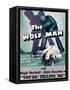 The Wolf Man, Double-Billed With 'You're Telling Me', 1941-null-Framed Stretched Canvas