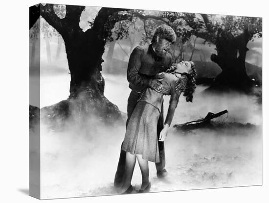 The Wolf Man, Lon Chaney Jr., Evelyn Ankers, 1941-null-Stretched Canvas