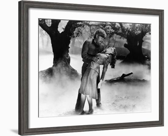 The Wolf Man, Lon Chaney Jr., Evelyn Ankers, 1941-null-Framed Photo