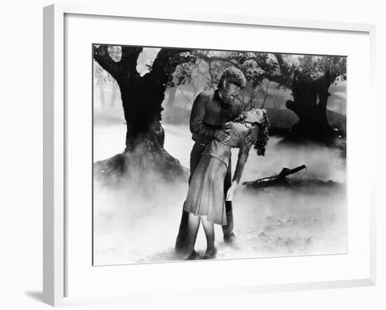 The Wolf Man, Lon Chaney Jr., Evelyn Ankers, 1941-null-Framed Photo