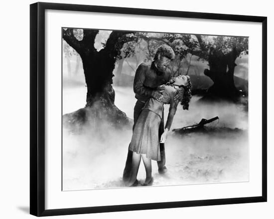 The Wolf Man, Lon Chaney Jr., Evelyn Ankers, 1941-null-Framed Photo